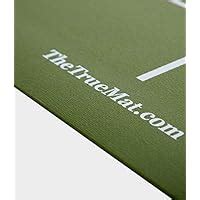 The True Mat PVC Foam 6 mm Thick High Density Yoga and Exercise Mat ...