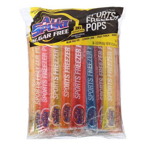 ALL SPORT, Blue Raspberry/Fruit Punch/Lemon-Lime/Orange, Sugar-Free ...