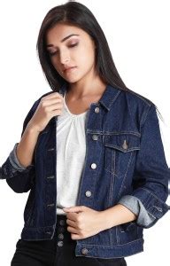 DREAM OF GLORY INC. Full Sleeve Solid Women Denim Jacket - Buy DREAM OF ...