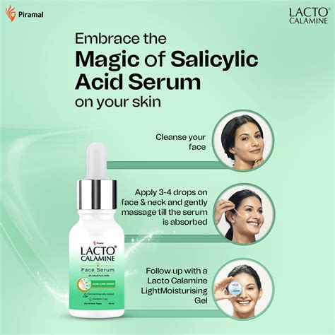 Buy Lacto Calamine Face Serum | 2% Salicylic Acid Face Serum - Wellify