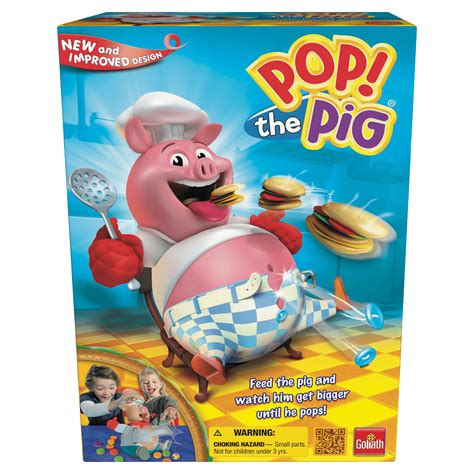 Goliath Games Pop the Pig Family Game - Belly Bursting Fun for Kids ...