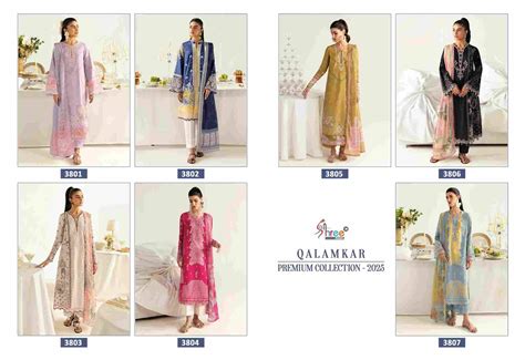 QALAMKAR PREMIUM COLLECTION-2025 BY SHREE FABS 3801 TO 3807 SERIES ...