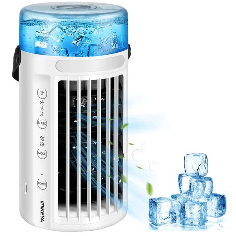 Buy IMIKEYA Portable Air Conditioner Fan 4 in 1 Mini Evaporative Air ...