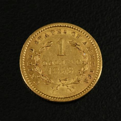 1853 Liberty Head $1 Gold Coin | EBTH