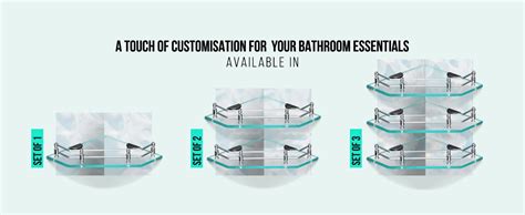 U-S-F BATH ACCESSORIES USF Luxury Edition 10mm Glass Wall Mounted ...