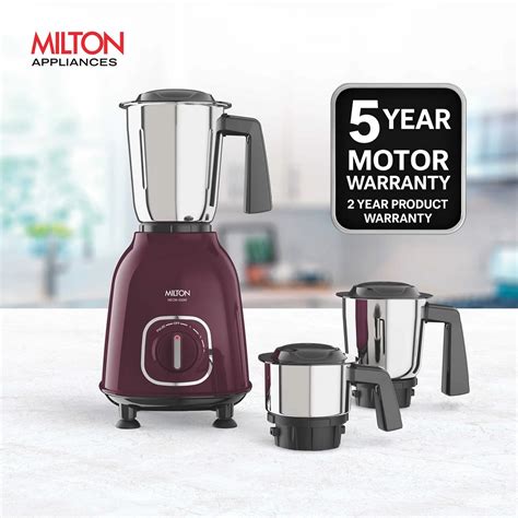MILTON Neom Mixer Grinder | 550 Watt | 3 Jar – Surana Sons