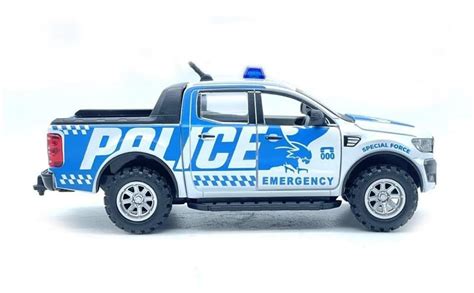 Police Pickup Truck Toy Car with Pull Back Action | 4x4 Emergency ...