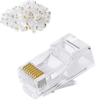 spincart Cat6 RJ45 Ends, Cat6 Connector, Cat6 / Cat5e RJ45 Connector ...