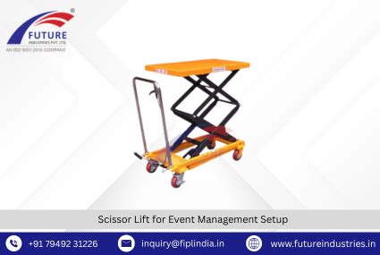 Scissor Lift for Event Management Setup, Heavy Duty Scissor Lift