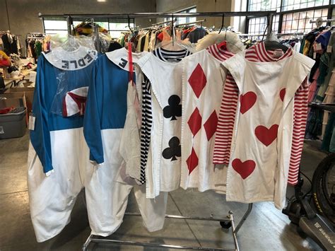 5 ASSORTED COSTUMES INCLUDING ALICE IN WONDERLAND CARD SOLDIERS WITH ...