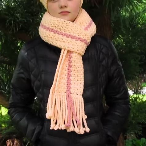 Crochet Scarf Tutorial 的图像结果