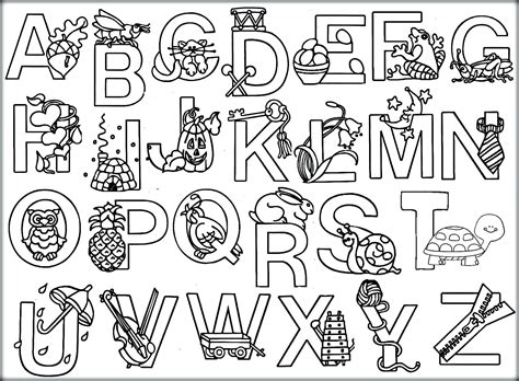 Letter Printable Coloring Alphabet Letters Pages Imprimir Pdf Letra ...