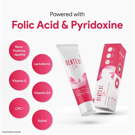 Buy Dente91 SHE Toothpaste | India’s First Women’s Oral Care Toothpaste