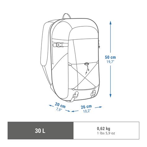 Buy Hiking Bag 30 Litre Nh100 Black Online | Decathlon