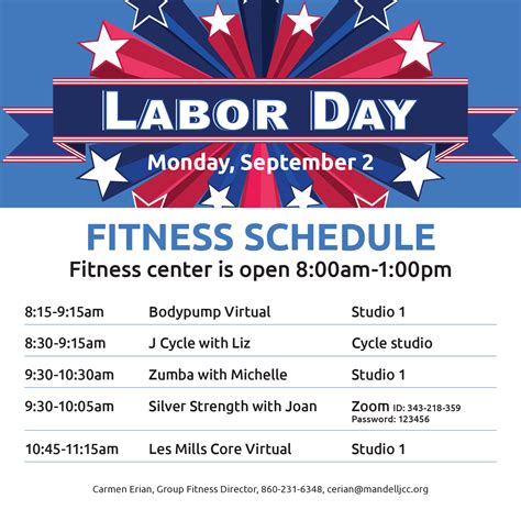 Mandell JCC of Greater Hartford - Class Schedules