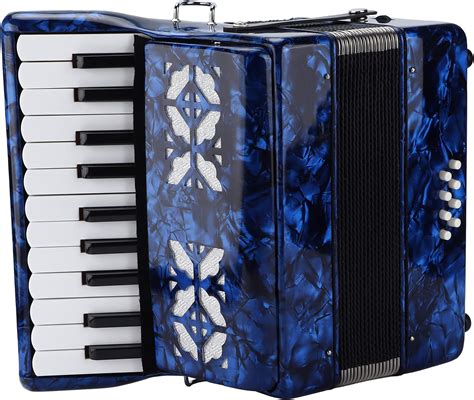 Amazon.com: Accordion, 22 Keys 8 Bass Piano Accordion with Straps for ...