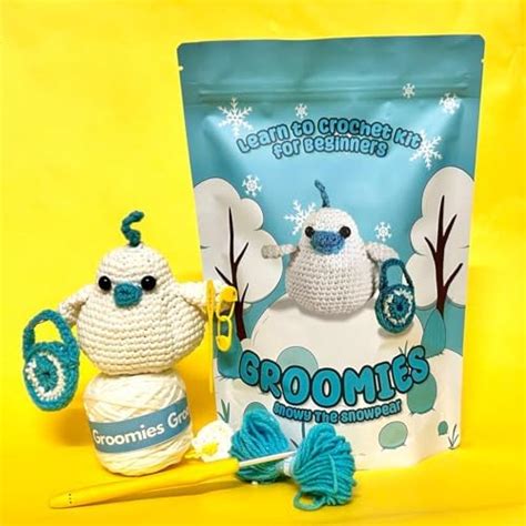 Groomies Learn to Crochet Kit for Beginners- Amigurumi Crash Course for ...