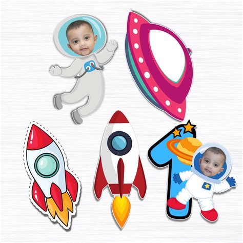 Space Theme Cutouts | Astronaut Cutouts – Ezyprints Studio