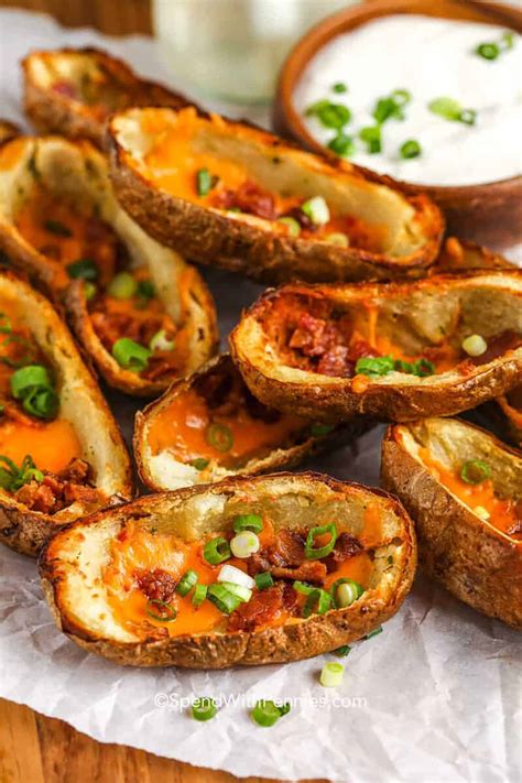 Crispy Oven Baked Potato Skins – Chef Mike’s Recipes