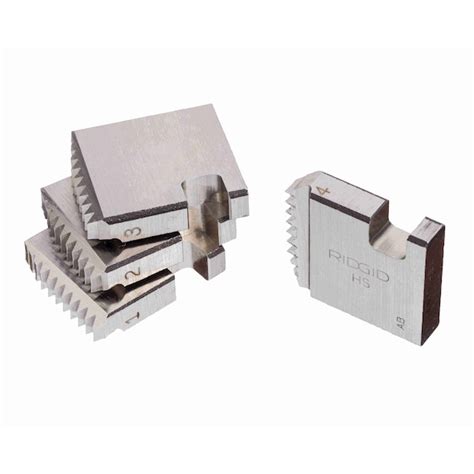 Ridgid Pipe Thread Die, 1 In, HSS, 4 Pc 37880 | Zoro