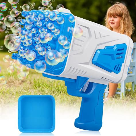 Amazon.com: Bubble Machine Gun,Bazooka Bubble Gun for Kids Automatic ...