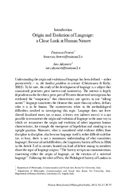 Evolution of Human Language 的图像结果