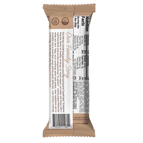 Buy Perfect Bar Original Refrigerated Protein Bar, Dark Chocolate Chip ...