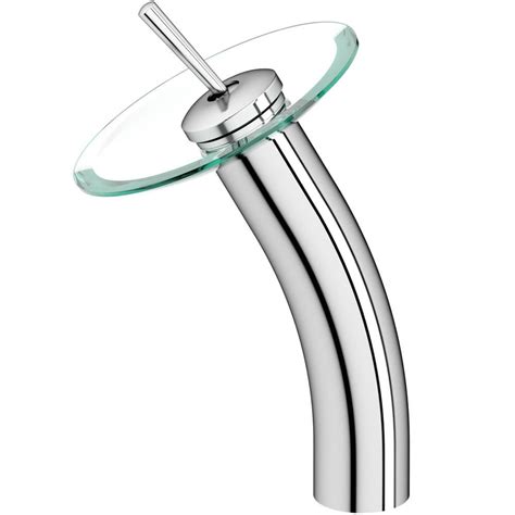 Buy Waterfall Single-Handle Single Hole Bathroom Vessel Sink Faucet in ...