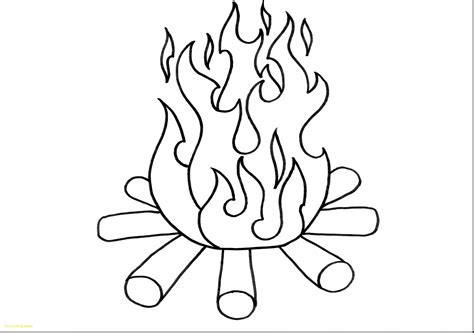 Fire Flame Coloring Pages Printable Coloring Pages