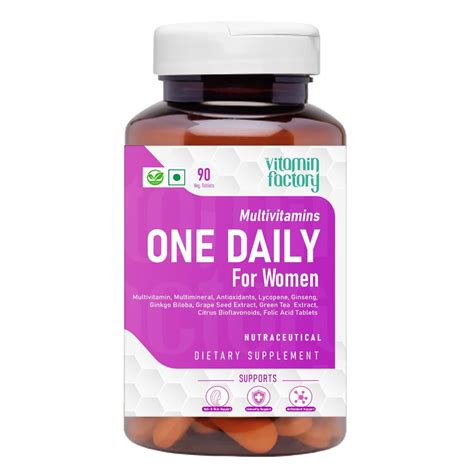The Vitamin Factory Multivitamin For Women |Multimineral, Ginseng ...