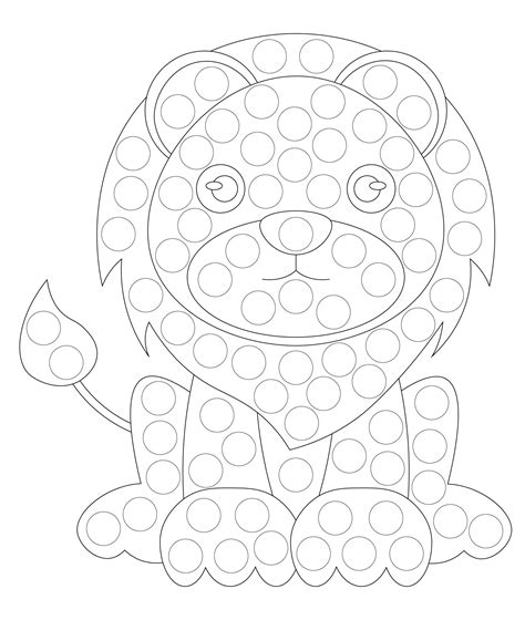 Animal Dot Art - 10 Free PDF Printables | Printablee