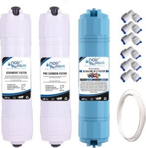 Noir Aqua Sediment + Carbon + Vitamin B12 Alkaline Filter Solid Filter ...