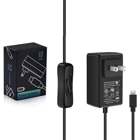 [20W 5V 4.0A] Raspberry Pi 4 Power Supply, iUniker 20W USB C Power ...