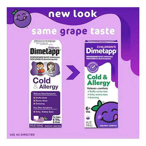 Dimetapp Cold And Allergy Medicine, Alcohol Free, 8 Oz