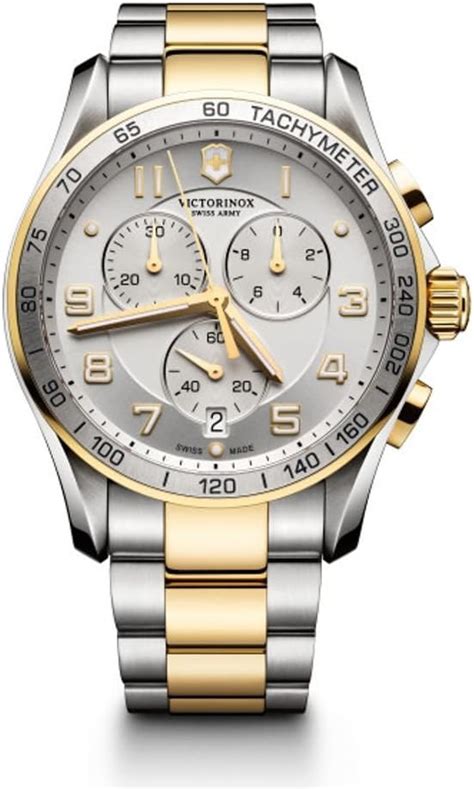 Victorinox Night Vision Analogue Silver Dial Swiss Made Quartz Men's ...