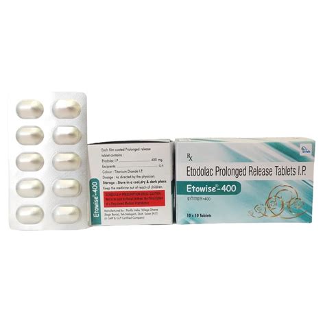 Etowise 400 Tablets | Etodolac 400 mg – Pain & Inflammation Relief