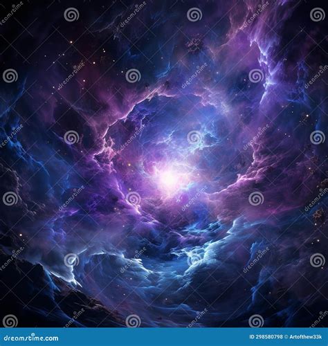 Celestial Fusion: a Captivating Display of Stellar Energy Stock Illustration - Illustration of ...
