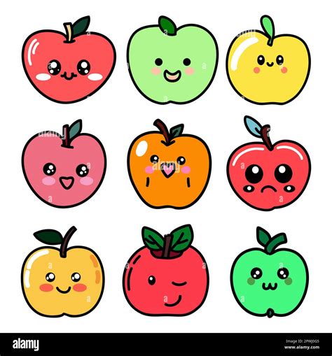 Apple Clipart With Eyes at Raymond Niles blog