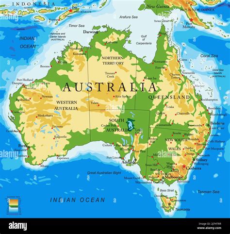 Map Australian Cities | Geography Of Australia Map – WTQM