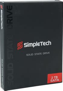simpletech 2 TB External Solid State Drive (SSD) with 2 TB Cloud ...