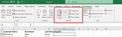 Image result for Adding a Checkbox to Excel