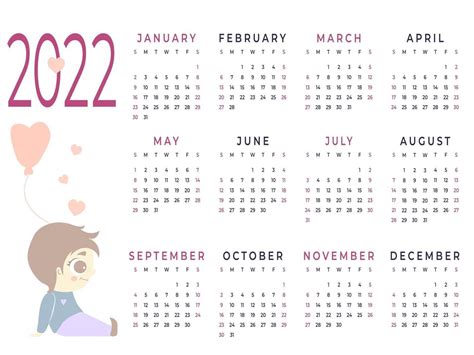 Calendario 2022 Horizontal - Calendario Dicembre