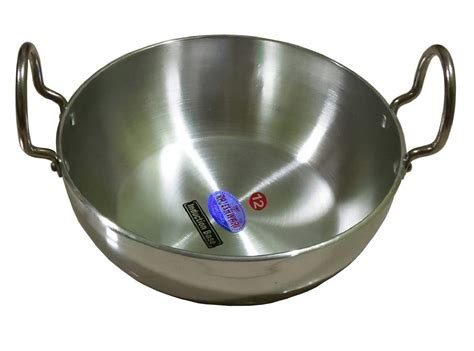 Buy Shradha Trading Aluminium Kadai, Aluminum Indian Kadai,Indian Kadai ...