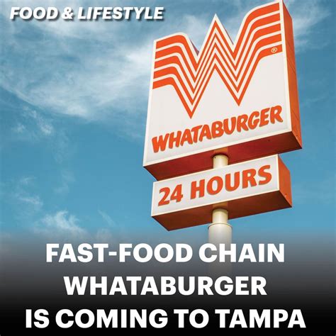 Tampa Bay Business Journal | @Whataburger, a Texas-based fast-food ...