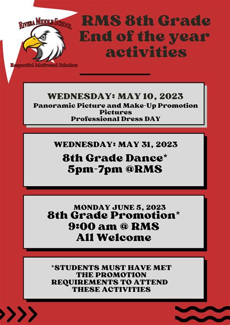 8th grade activities | Rivera Middle School