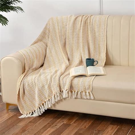 SASHAA WORLD Lightweight Soft Chenille Throw | Throw Blanket for Sofa ...
