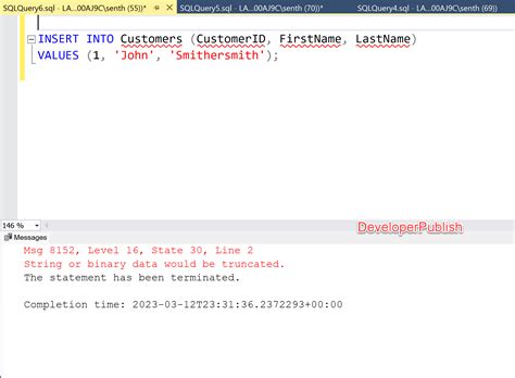 Image result for SQL Query Error