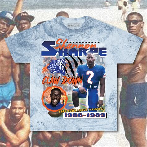 Shannon Sharpe "The College Years" Homage Tee - Savannah State [SSU ...