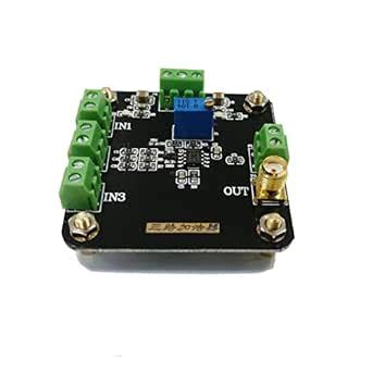 1 pc Triple Adder Operational Amplifier Module in-Phase Addition ...