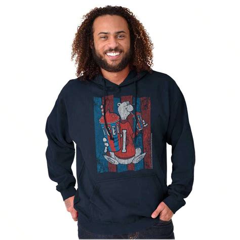 Official Icee Vintage Polar Bear Logo Hoodie Sweatshirt Men | SHEIN USA
